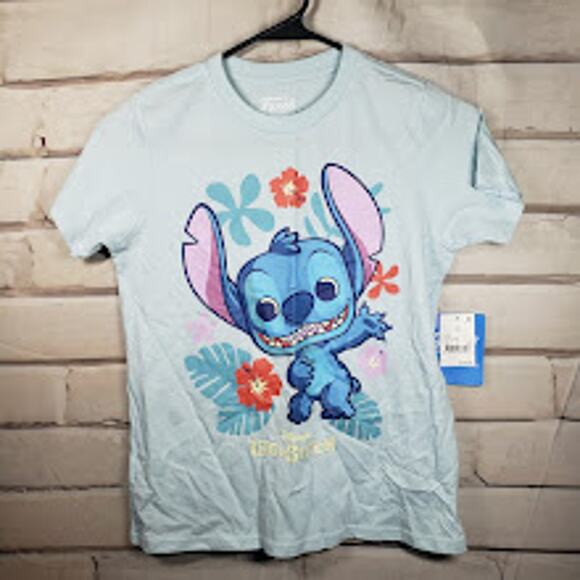 NWT Girls Funko Stitch Short Sleeve T-Shirt size Small - Picture 1 of 7